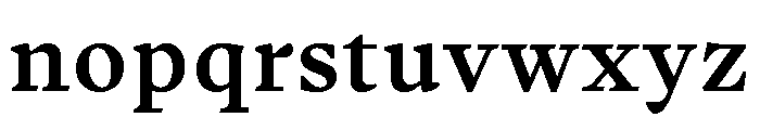 Writer Variable Regular 7 Font LOWERCASE