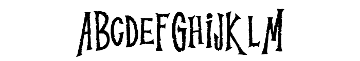 WTF Ghosrain Regular Font UPPERCASE