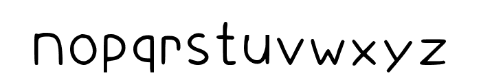 Wthcomics Regular Font LOWERCASE