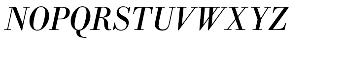 WTC Our Bodoni Italic Font UPPERCASE