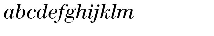 WTC Our Bodoni Italic Font LOWERCASE