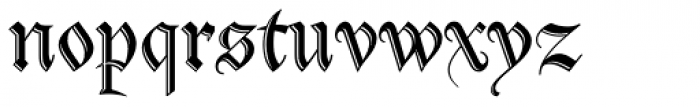 WT Arthas Engraved Font LOWERCASE