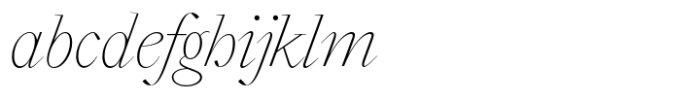 WT Solaire Display Hairline Italic FONT