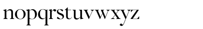 WT Solaire Display Regular Font LOWERCASE