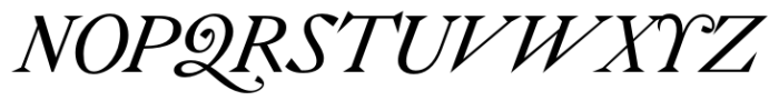 WT Solaire Text Italic Font UPPERCASE