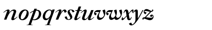 WT Solaire Text Medium Italic Font LOWERCASE