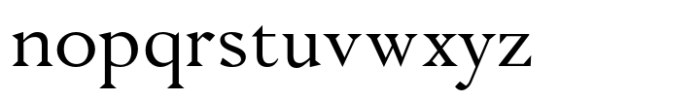 WT Solaire Text Regular Font LOWERCASE