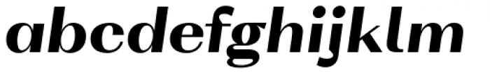 WT Volkolak Sans Display Black Italic Font LOWERCASE