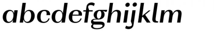 WT Volkolak Sans Display Medium Italic Font LOWERCASE