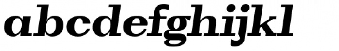 WT Volkolak Serif Caption Black Italic Font LOWERCASE
