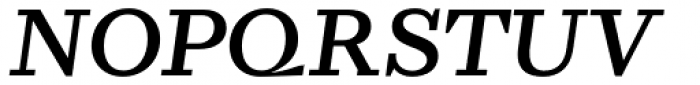 WT Volkolak Serif Caption Medium Italic Font UPPERCASE