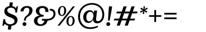 WT Volkolak Serif Caption Regular Italic Font OTHER CHARS