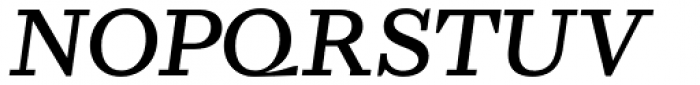 WT Volkolak Serif Caption Regular Italic Font UPPERCASE
