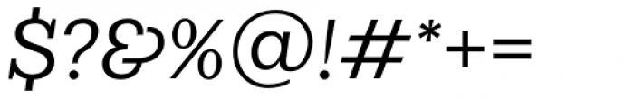 WT Volkolak Serif Caption Thin Italic Font OTHER CHARS