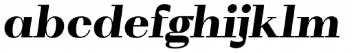 WT Volkolak Serif Display Black Italic Font LOWERCASE