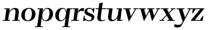 WT Volkolak Serif Display Medium Italic Font LOWERCASE