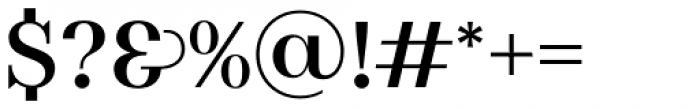 WT Volkolak Serif Display Medium Font OTHER CHARS