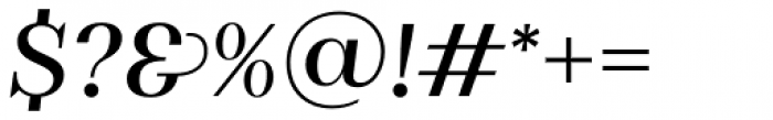 WT Volkolak Serif Display Regular Italic Font OTHER CHARS