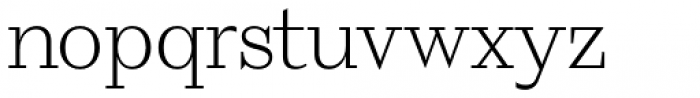 WT Volkolak Serif Display Thin Font LOWERCASE