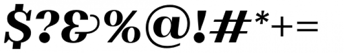 WT Volkolak Serif Text Black Italic Font OTHER CHARS