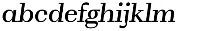 WT Volkolak Serif Text Regular Italic Font LOWERCASE