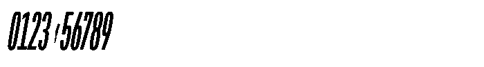 WTF Forma Compressed Bold Italic Font OTHER CHARS
