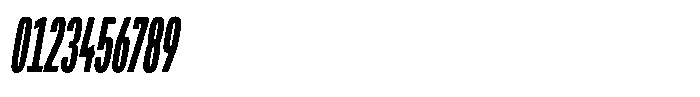 WTF Forma Compressed Heavy Italic Font OTHER CHARS