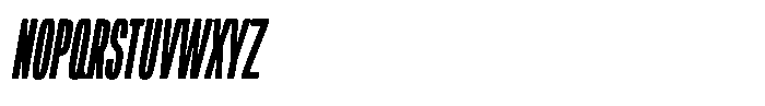 WTF Forma Compressed Heavy Italic Font UPPERCASE