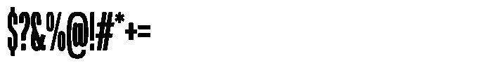 WTF Forma Compressed Heavy Font OTHER CHARS