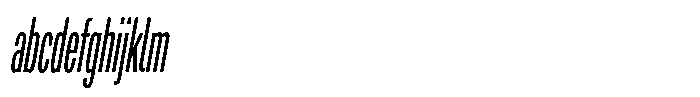 WTF Forma Compressed Italic FONT