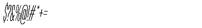 WTF Forma Compressed Light Italic Font OTHER CHARS