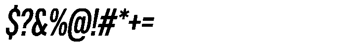 WTF Forma Condensed Bold Italic Font OTHER CHARS