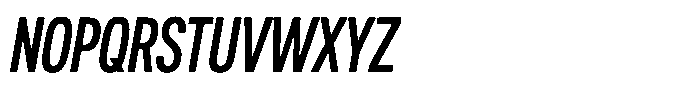 WTF Forma Condensed Bold Italic Font UPPERCASE