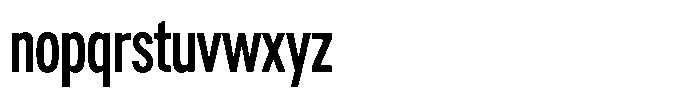 WTF Forma Condensed Bold Font LOWERCASE