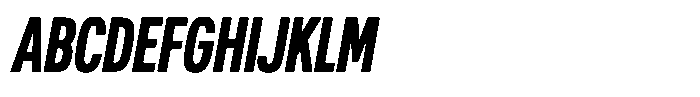 WTF Forma Condensed Heavy Italic Font UPPERCASE