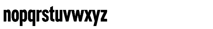 WTF Forma Condensed Heavy Font LOWERCASE