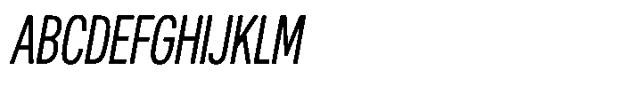 WTF Forma Condensed Italic Font UPPERCASE