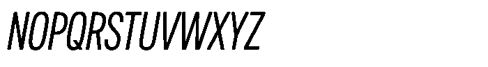 WTF Forma Condensed Italic Font UPPERCASE