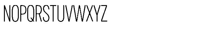 WTF Forma Condensed Light Font UPPERCASE