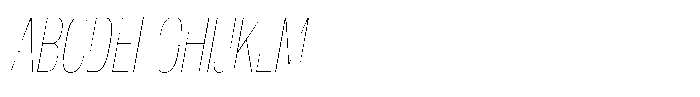 WTF Forma Condensed Thin Italic Font UPPERCASE
