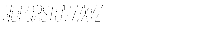 WTF Forma Condensed Thin Italic Font UPPERCASE