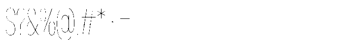 WTF Forma Condensed Thin Font OTHER CHARS