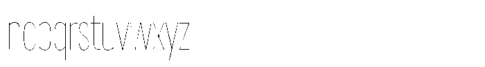 WTF Forma Condensed Thin Font LOWERCASE