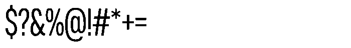WTF Forma Condensed Font OTHER CHARS