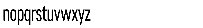 WTF Forma Condensed Font LOWERCASE