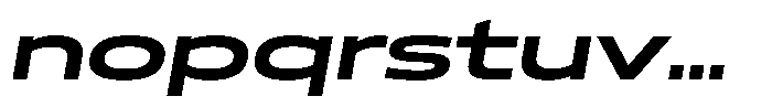 WTF Forma Expanded Bold Italic Font LOWERCASE