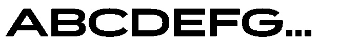 WTF Forma Expanded Bold Font UPPERCASE
