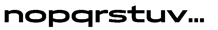 WTF Forma Expanded Bold Font LOWERCASE