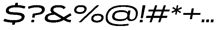 WTF Forma Expanded Italic Font OTHER CHARS