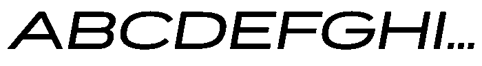 WTF Forma Expanded Italic Font UPPERCASE